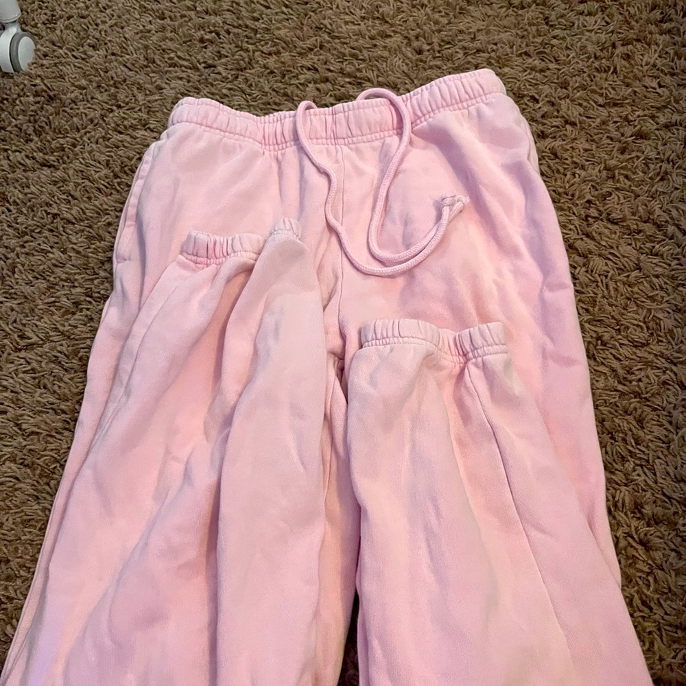 Pacsun pink sweatpant jogger size S/M